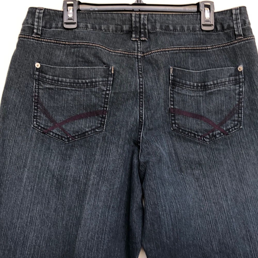 French Cuff Boot Cut Jeans SZ 14 - Picture 4 of 8